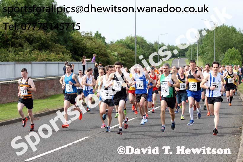 Newton Aycliffe 10k Road Race, County Durham. Photo: David T. Hewitson/Sports for All Pics